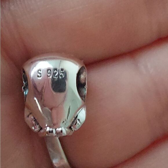 925 Sterling Silver Owl Charm - Picture 7 of 10